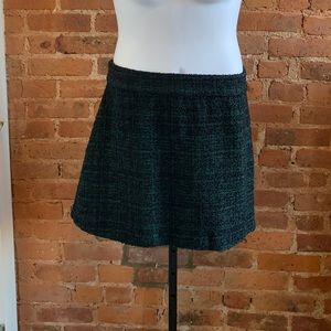 SOLD Navy/green Tweed Skirt